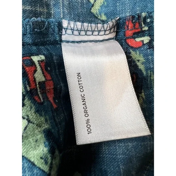 Duluth Trading Shirt Large Short sleeve‎ Popover Blouse Camping RV Blouse Womens - Picture 6 of 9